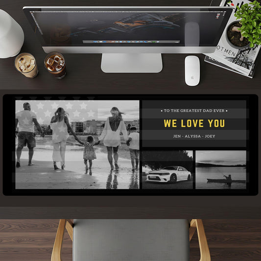 Personalized USA Photo Desk Pad - HEYITSTRENDY