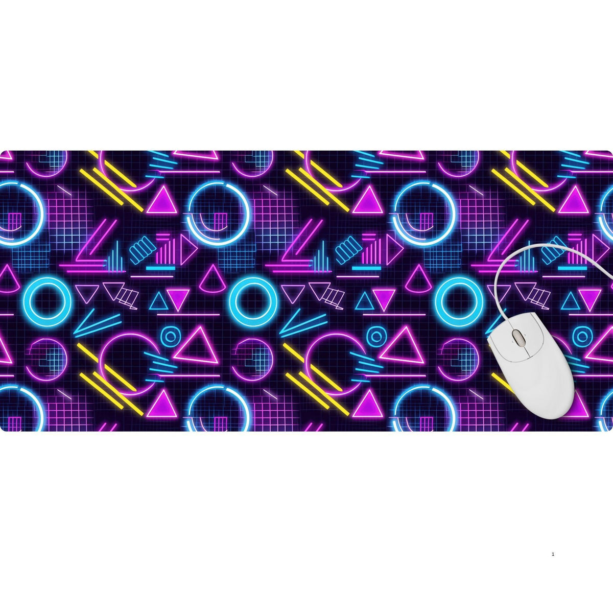 80's Grid Desk Pad