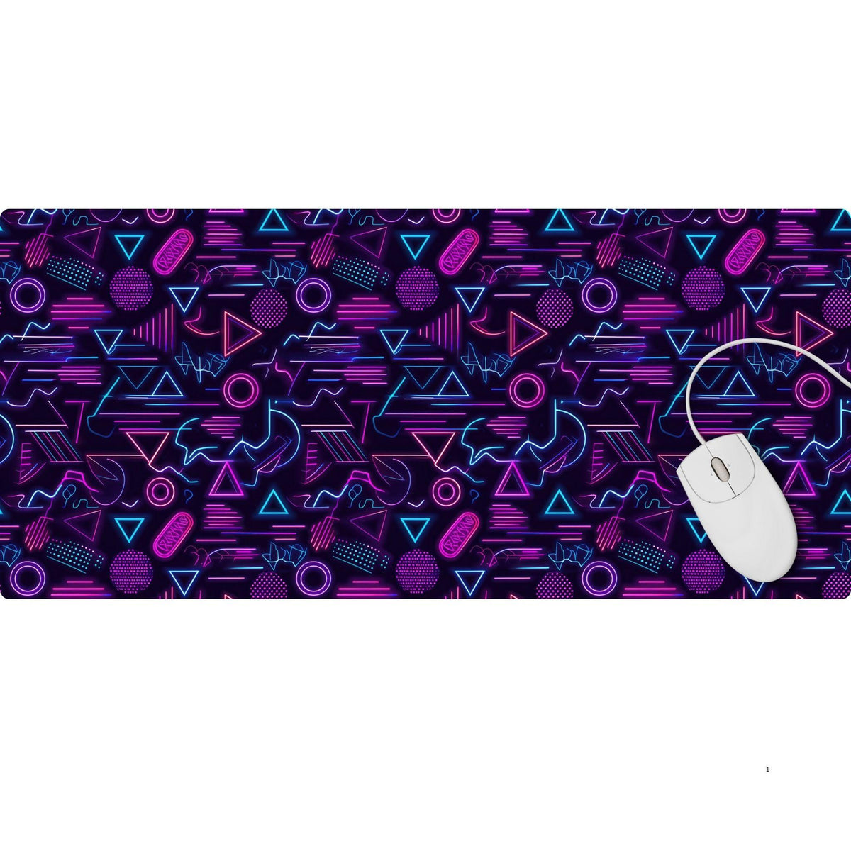 Neon 80's Desk Pad