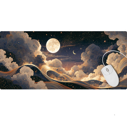 The Enchanted Night Sky Desk Pad