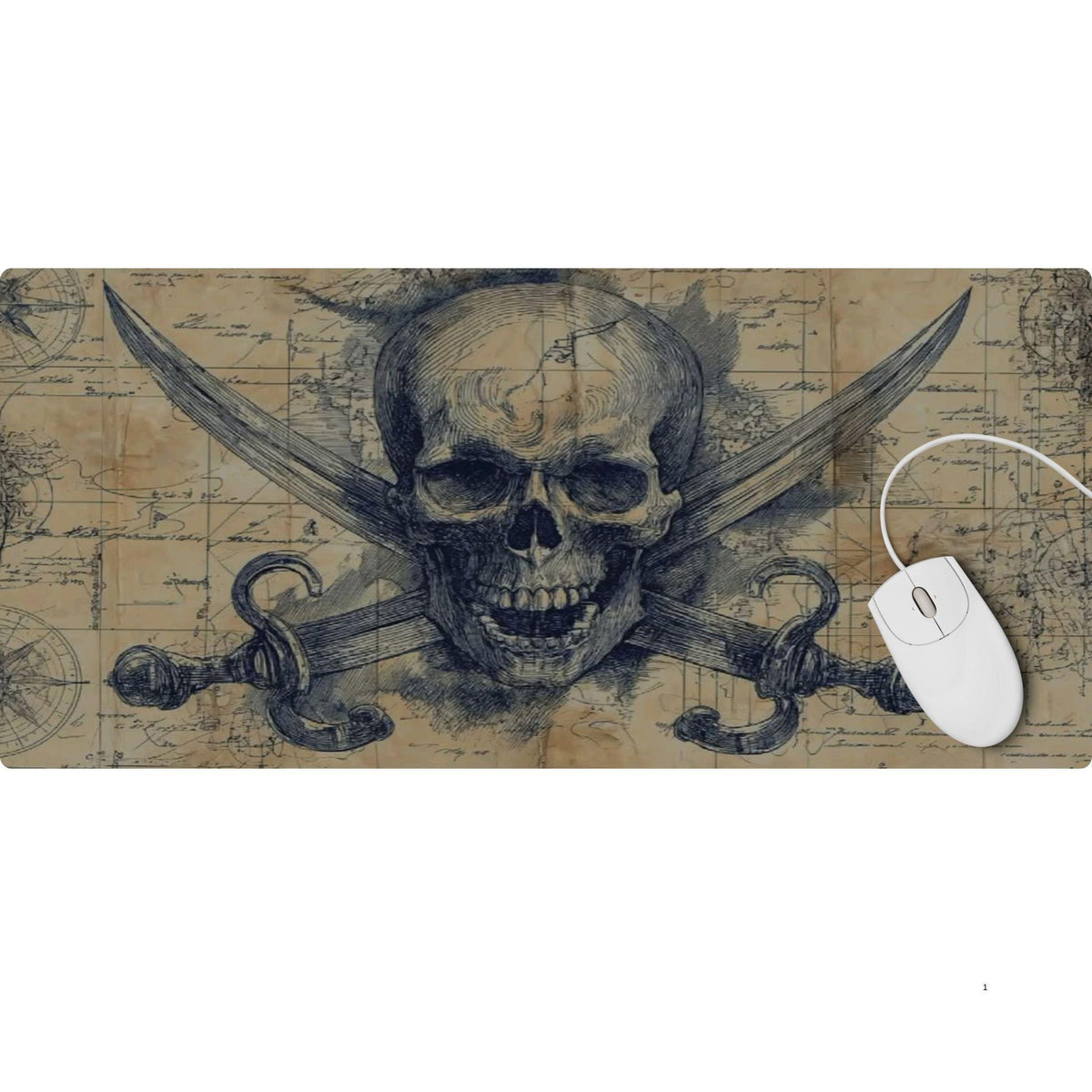 Pirates Map Desk Pad
