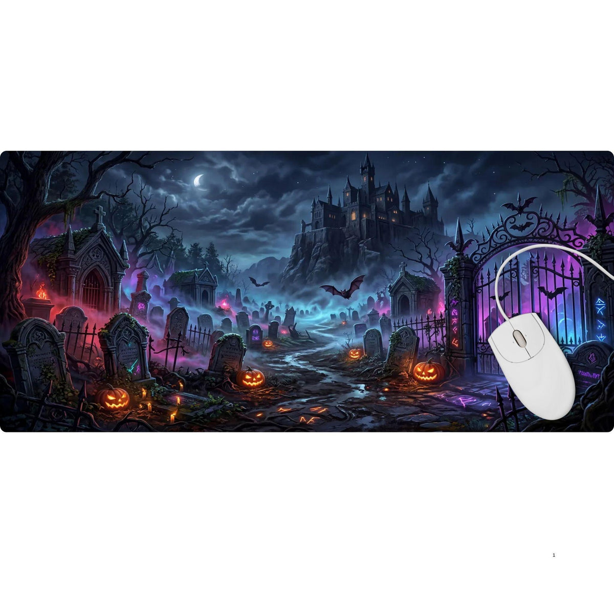 A Spooky Halloween Night Desk Pad