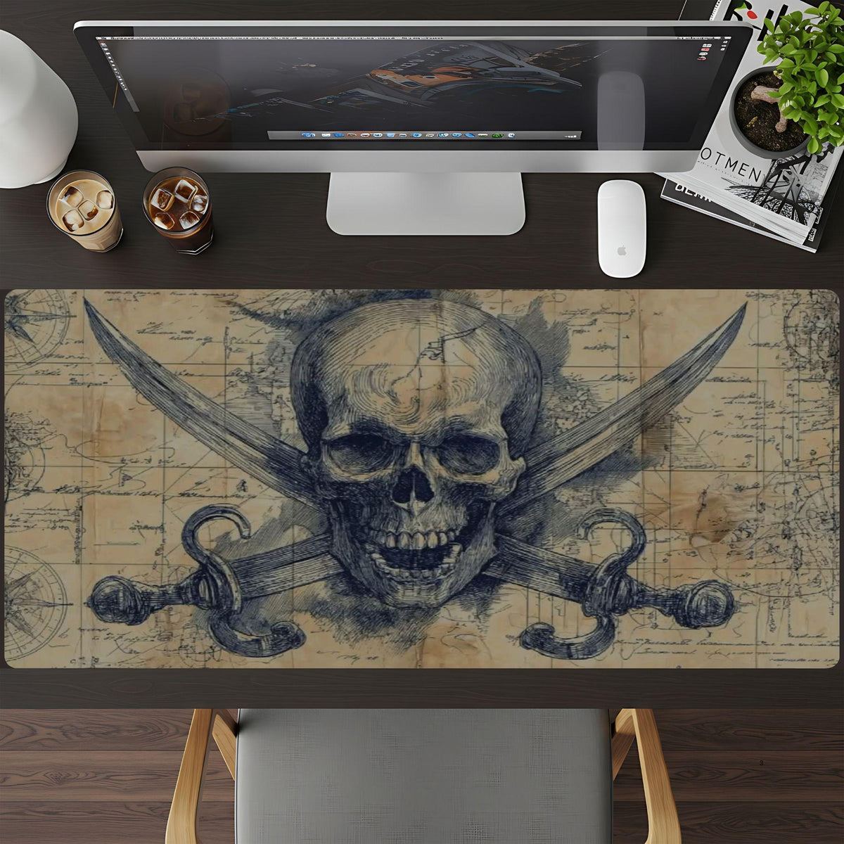 Pirates Map Desk Pad