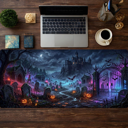 A Spooky Halloween Night Desk Pad