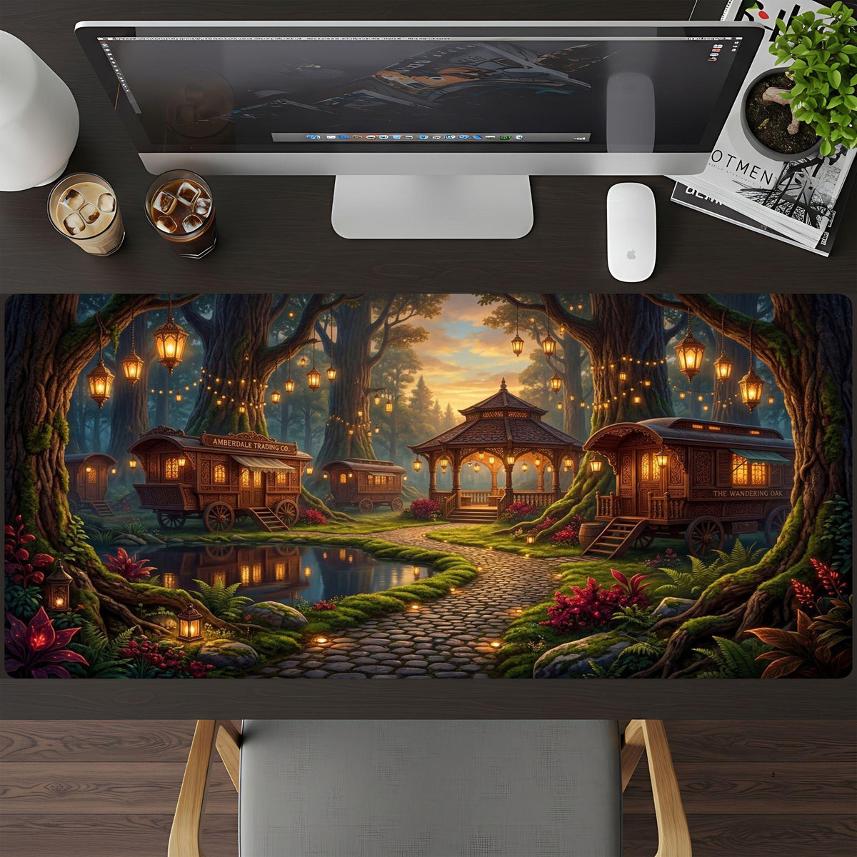 The Enchanted Forest Desk Pad