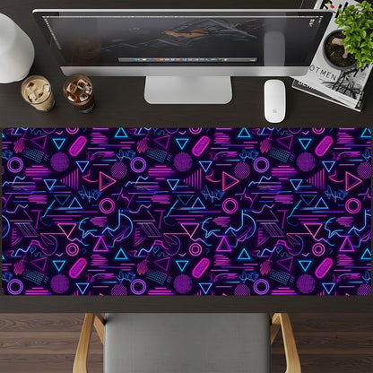 Neon 80's Desk Pad