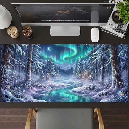 The Enchanted Winter Desk Pad