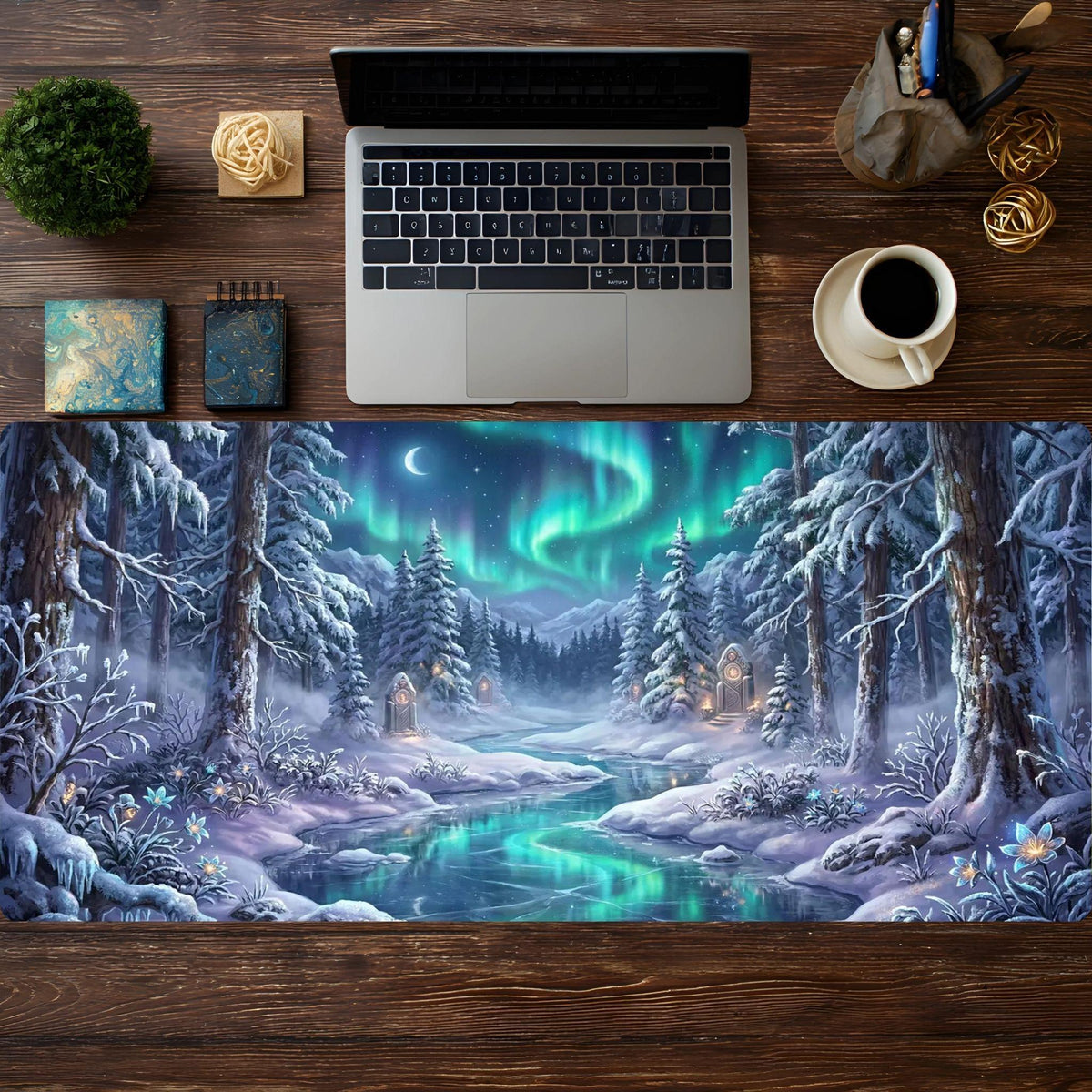 The Enchanted Winter Desk Pad