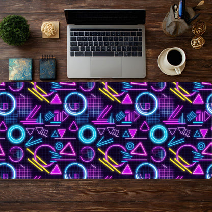 80's Grid Desk Pad