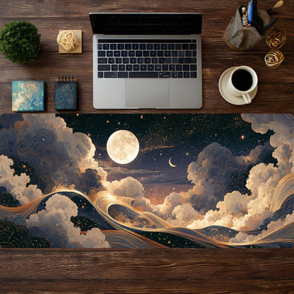 The Enchanted Night Sky Desk Pad