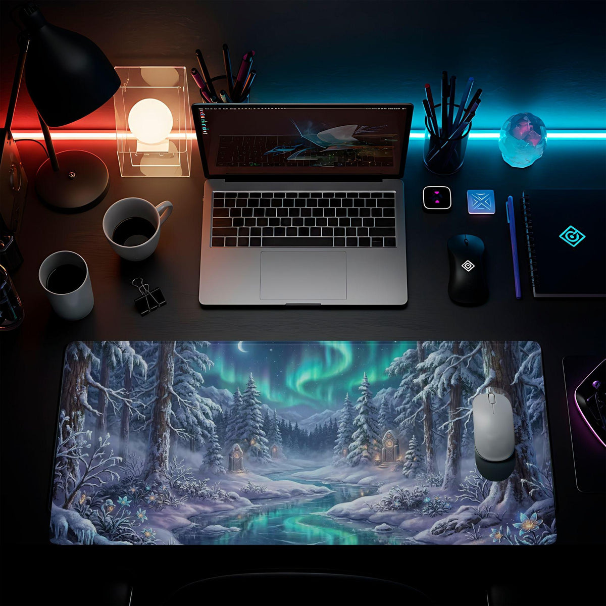 The Enchanted Winter Desk Pad