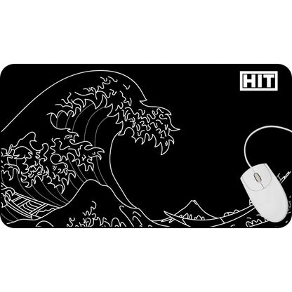 The Great Wave in Black and White