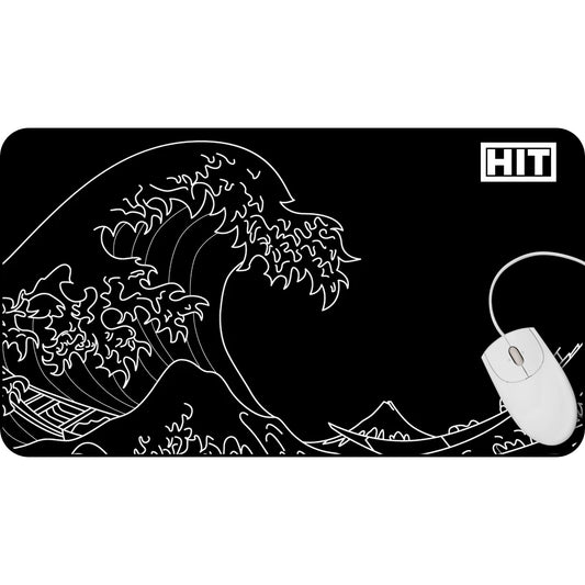 The Great Wave in Black and White