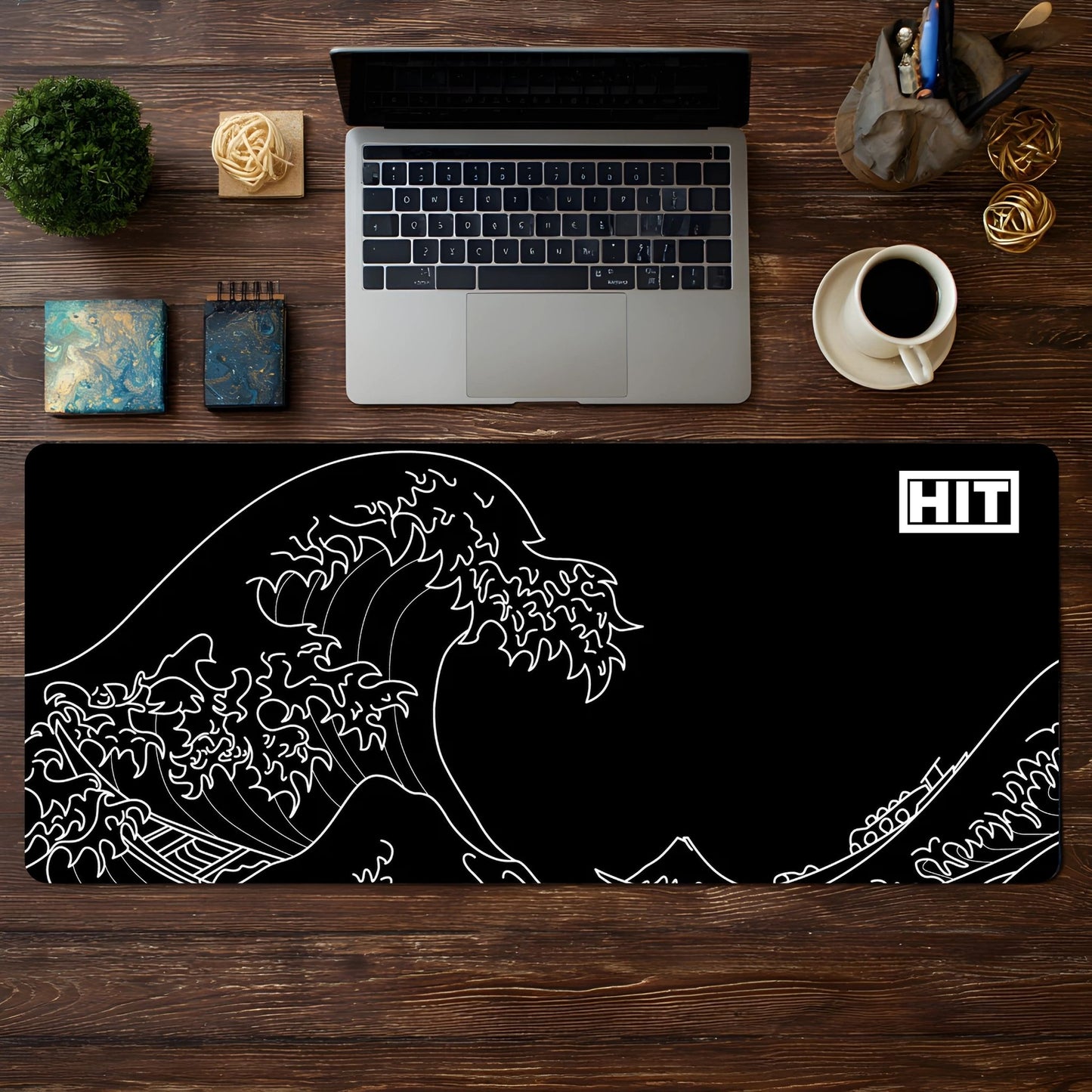 The Great Wave in Black and White