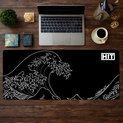 The Great Wave in Black and White