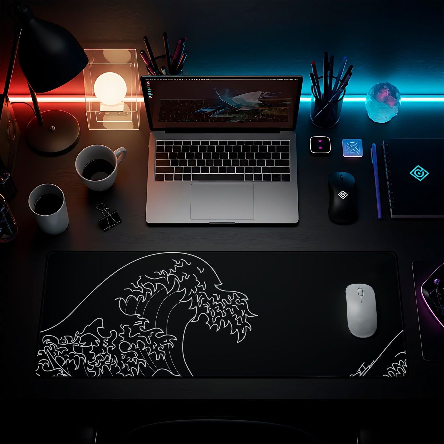 The Great Wave in Black and White