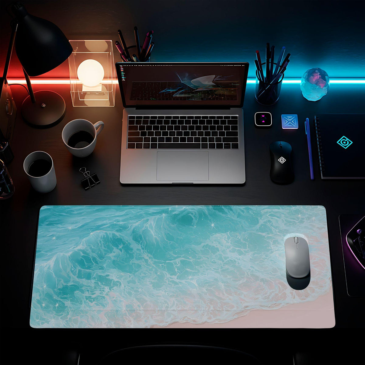 Anime Ocean Desk Pad - HEYITSTRENDY