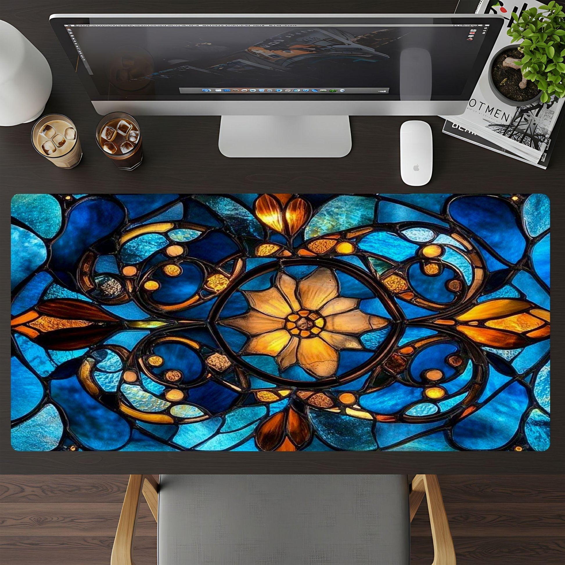 Blue Stained Glass - HEYITSTRENDY