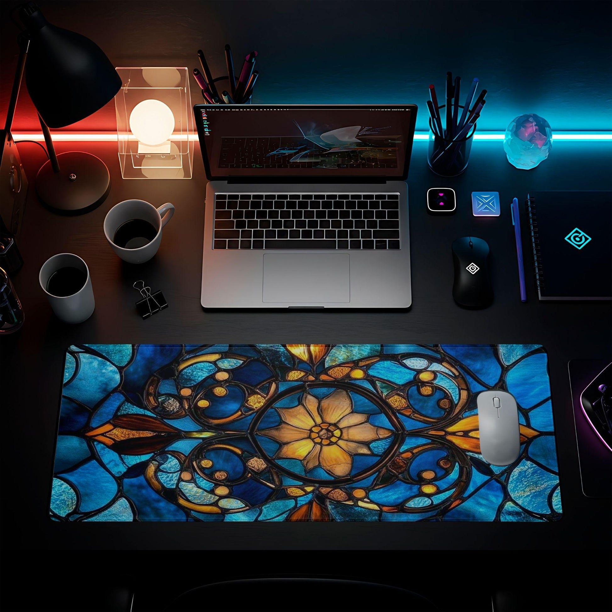 Blue Stained Glass - HEYITSTRENDY