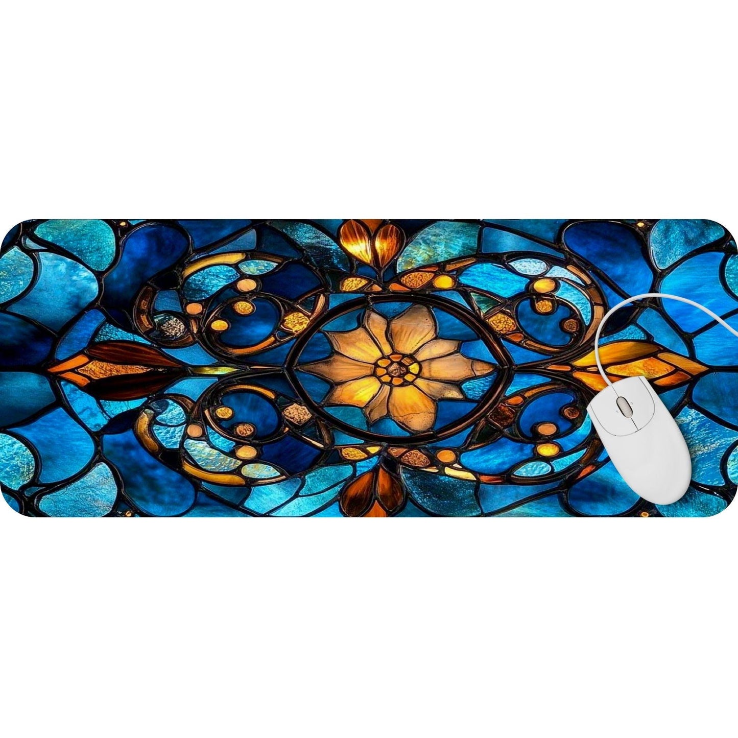 Blue Stained Glass - HEYITSTRENDY