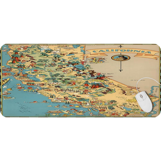 California Cartoon Drawing Map - HEYITSTRENDY