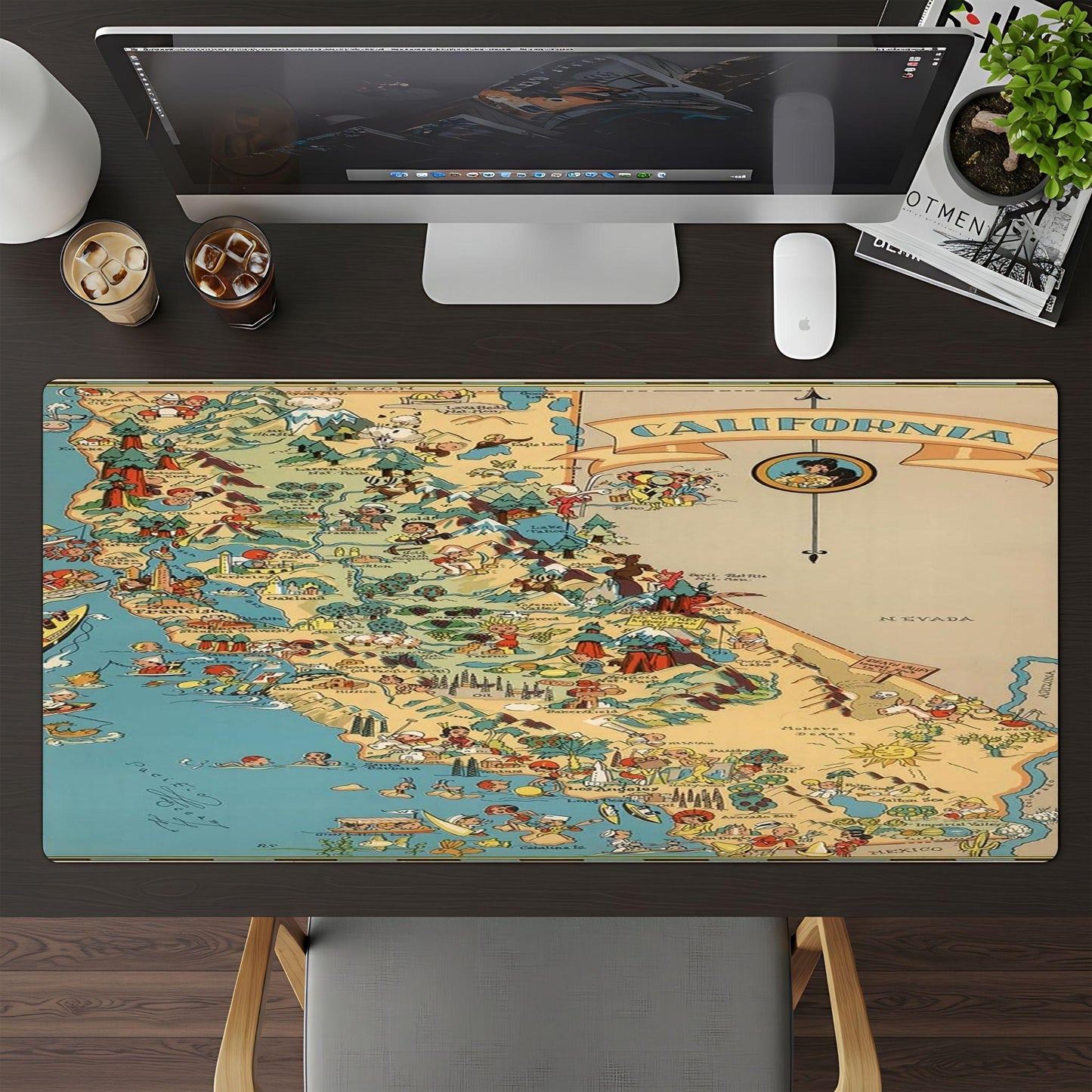 California Cartoon Drawing Map - HEYITSTRENDY