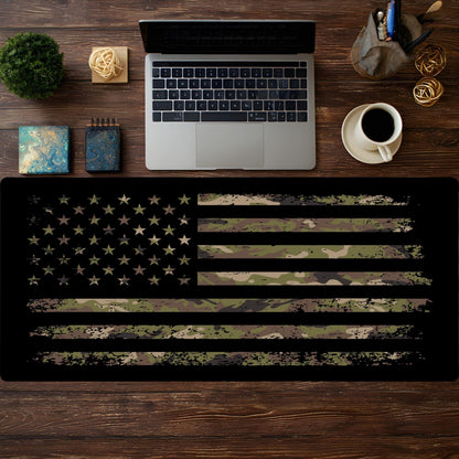 Camo USA Flag Desk Pad - HEYITSTRENDY