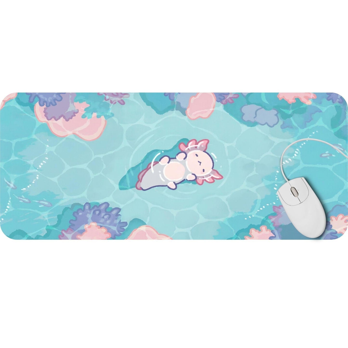 Cute Axolotl in the Pool - HEYITSTRENDY
