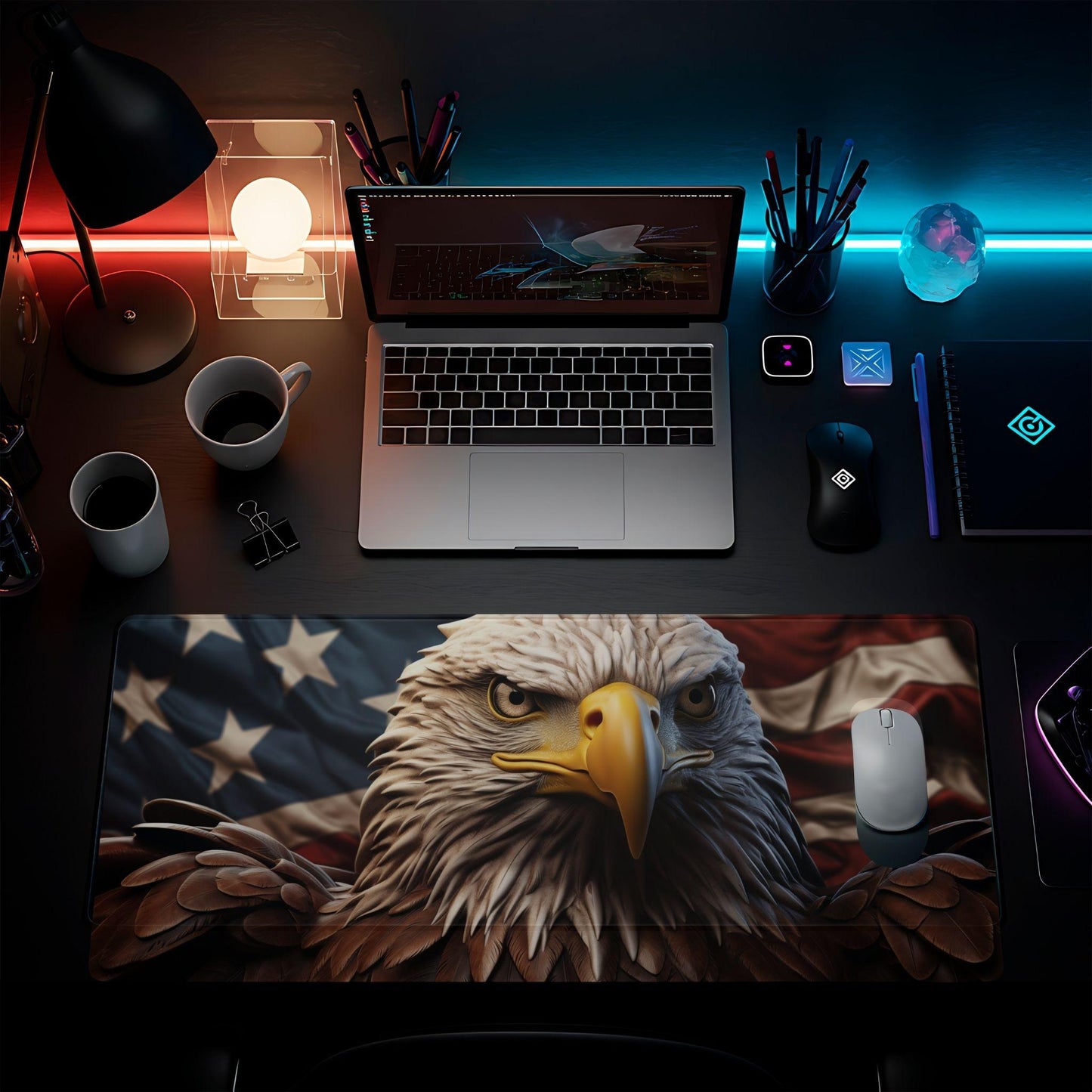 Eagle Flag Desk Pad - HEYITSTRENDY
