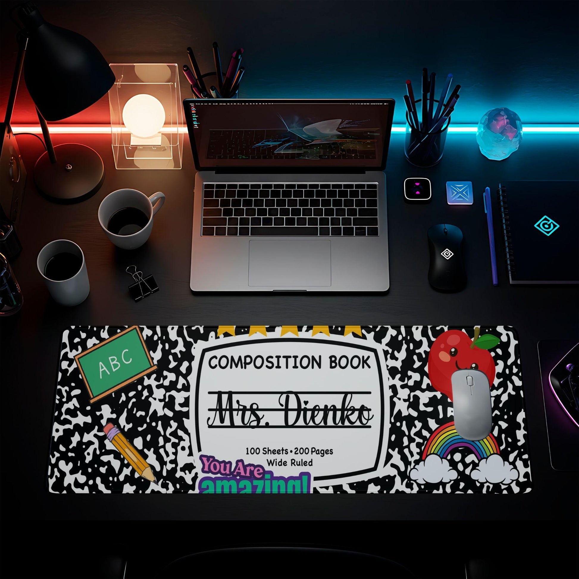 Elementary Teacher Composition Desk Pad - HEYITSTRENDY