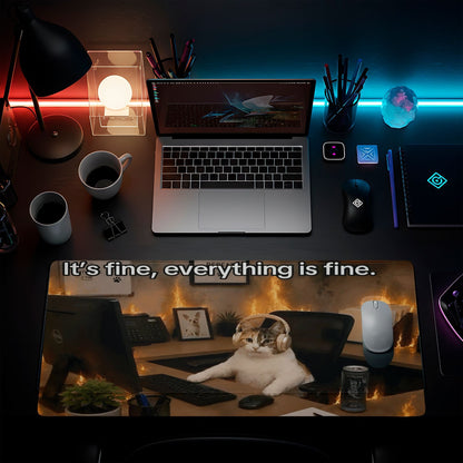 Everything is Fine Desk Pad - HEYITSTRENDY