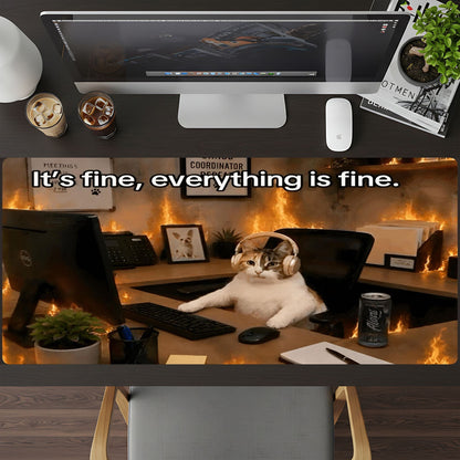 Everything is Fine Desk Pad - HEYITSTRENDY