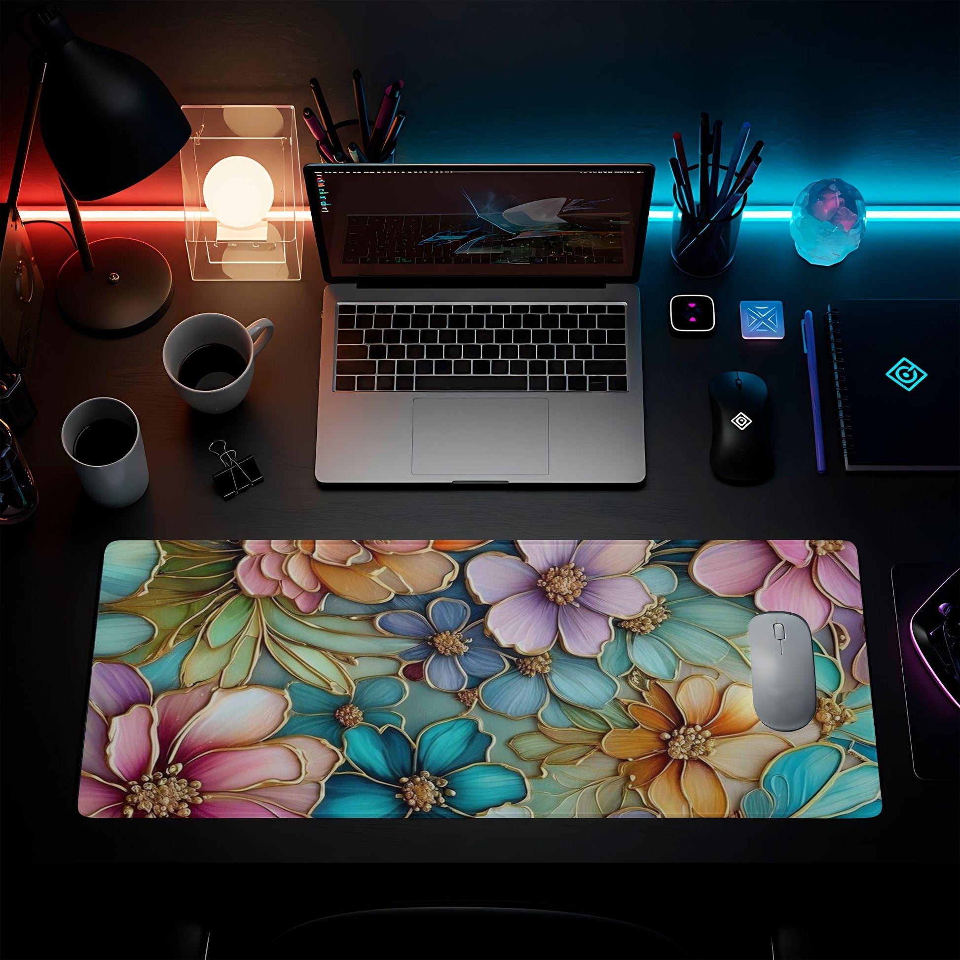 Floral Pastel Stained Glass - HEYITSTRENDY