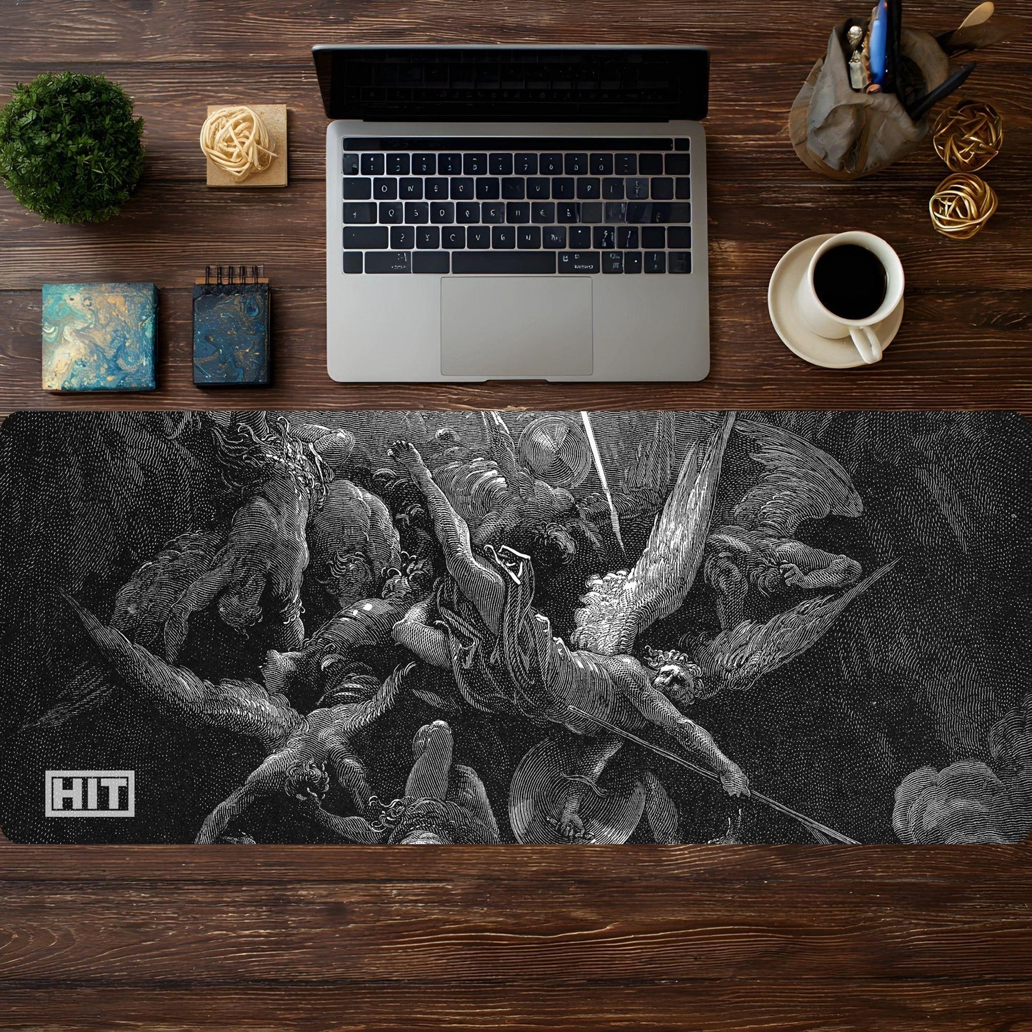 Gothic Angel Fight Desk Pad - HEYITSTRENDY