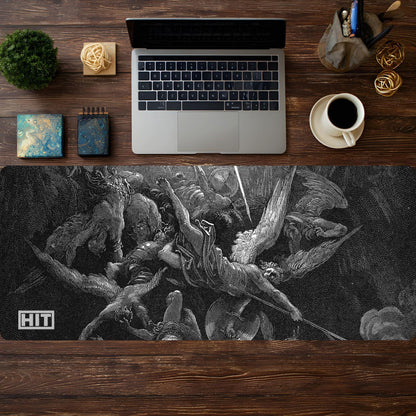 Gothic Angel Fight Desk Pad - HEYITSTRENDY