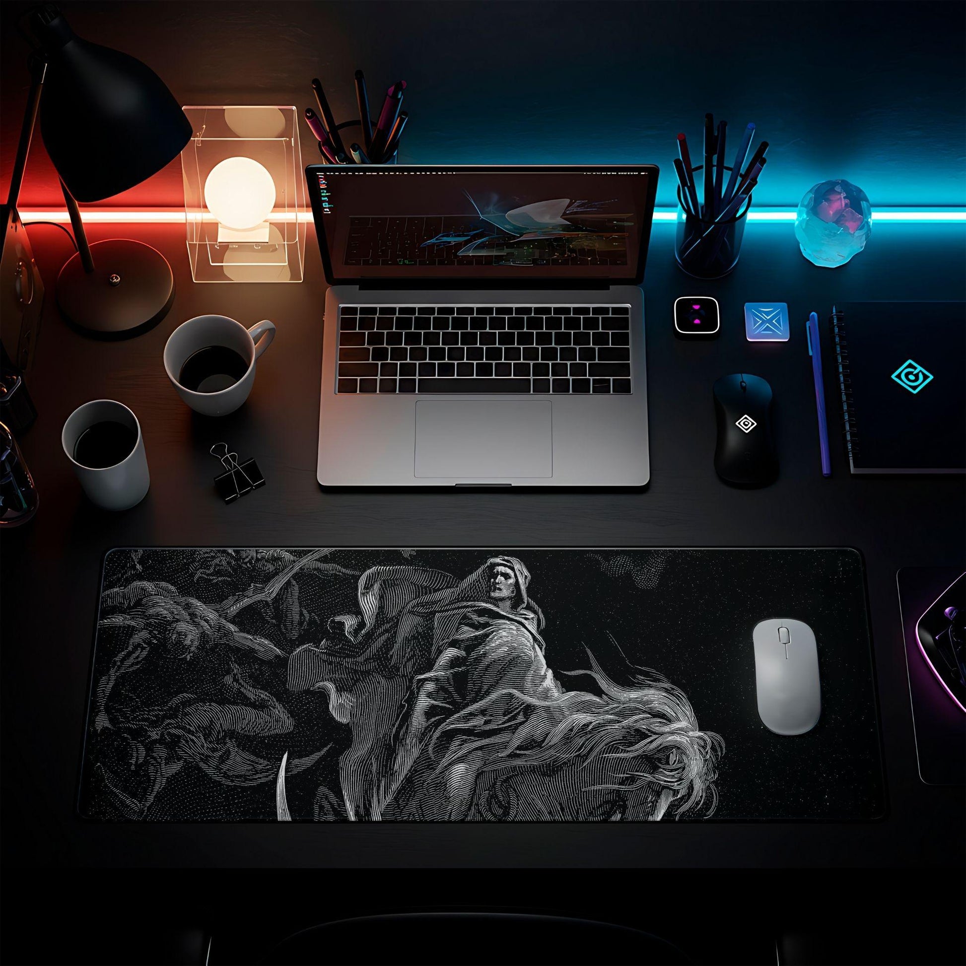 Gothic Grim Reaper Desk Pad - HEYITSTRENDY
