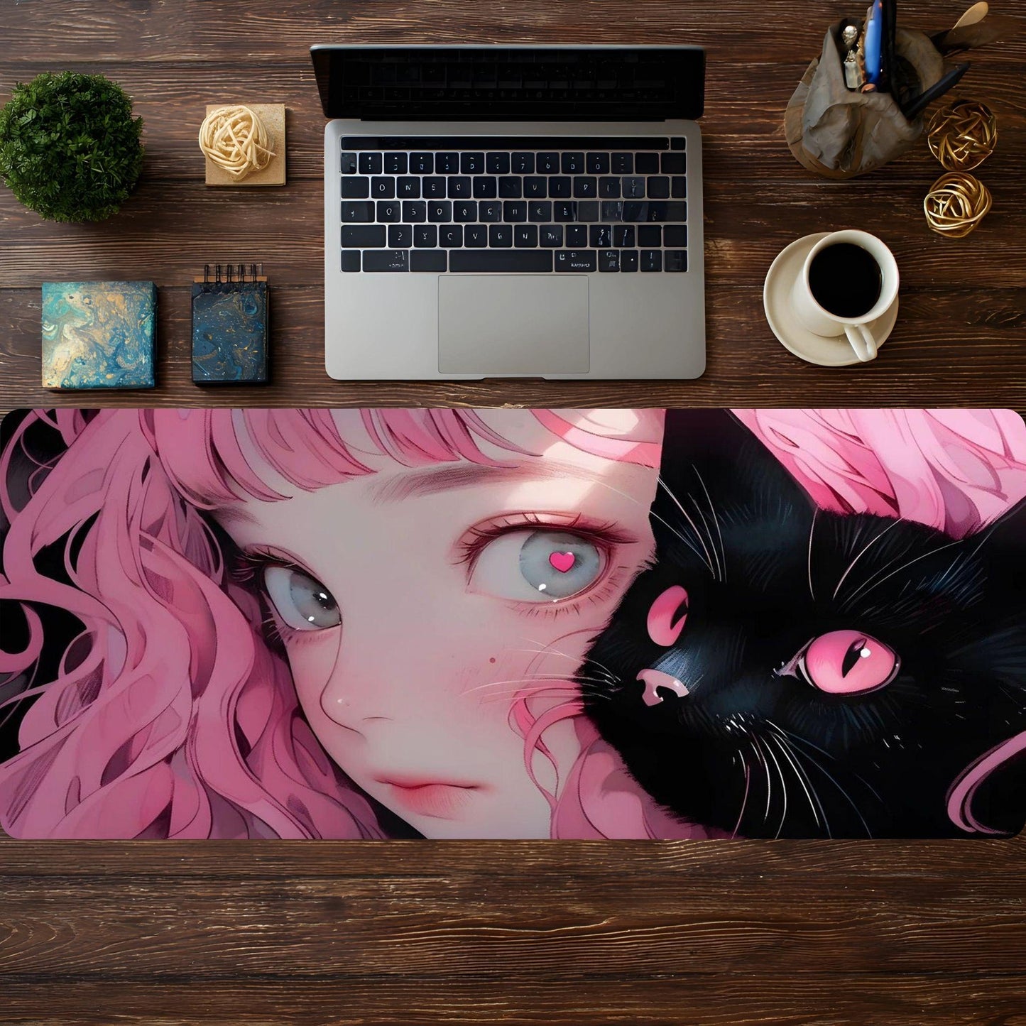Kawaii girl and her cat - HEYITSTRENDY