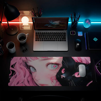 Kawaii girl and her cat - HEYITSTRENDY