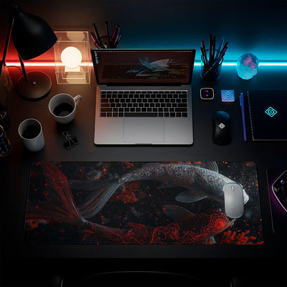 Koi Fish Blue and Red - HEYITSTRENDY