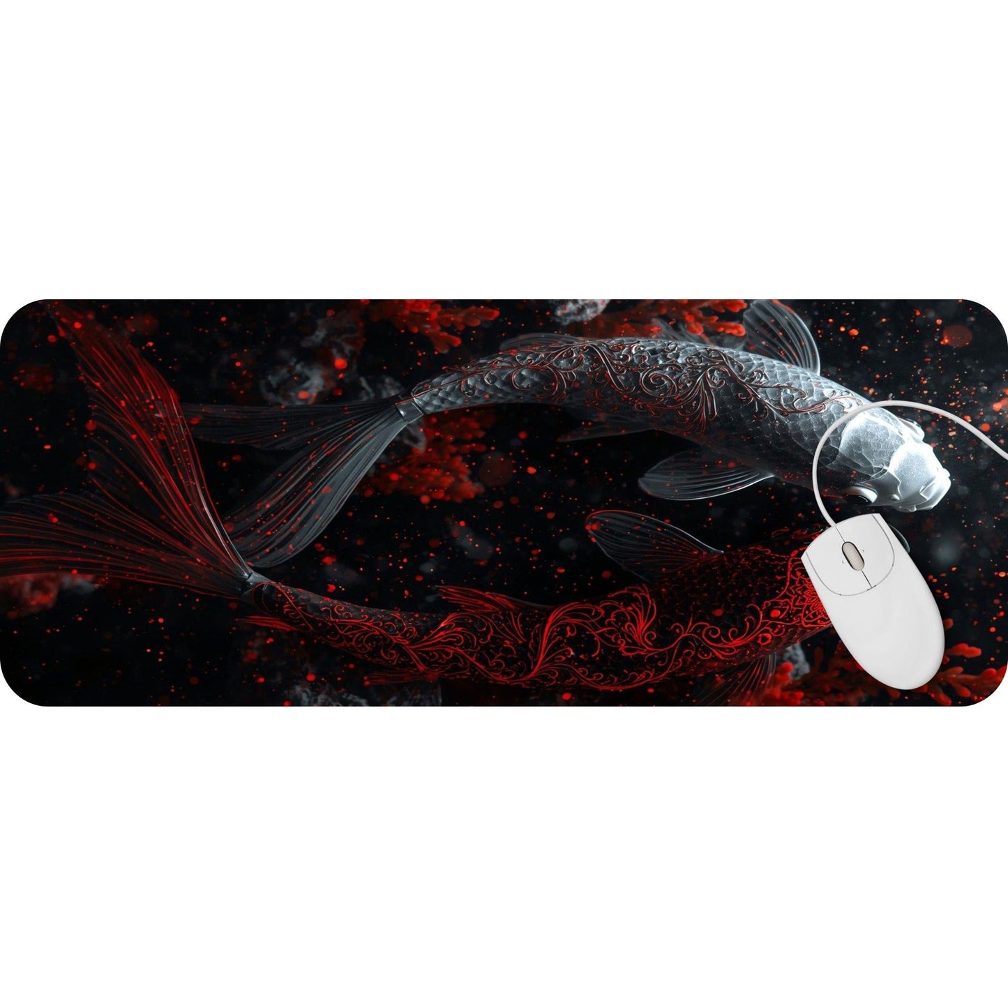 Koi Fish Blue and Red - HEYITSTRENDY
