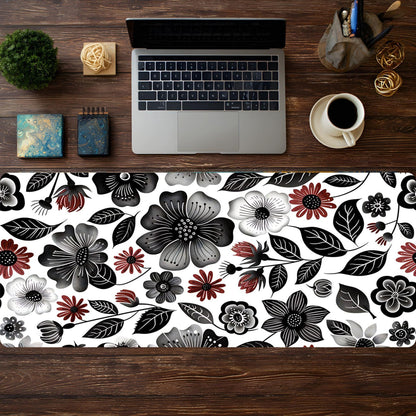 Mono Red Floral - HEYITSTRENDY
