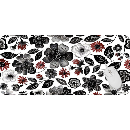 Mono Red Floral - HEYITSTRENDY