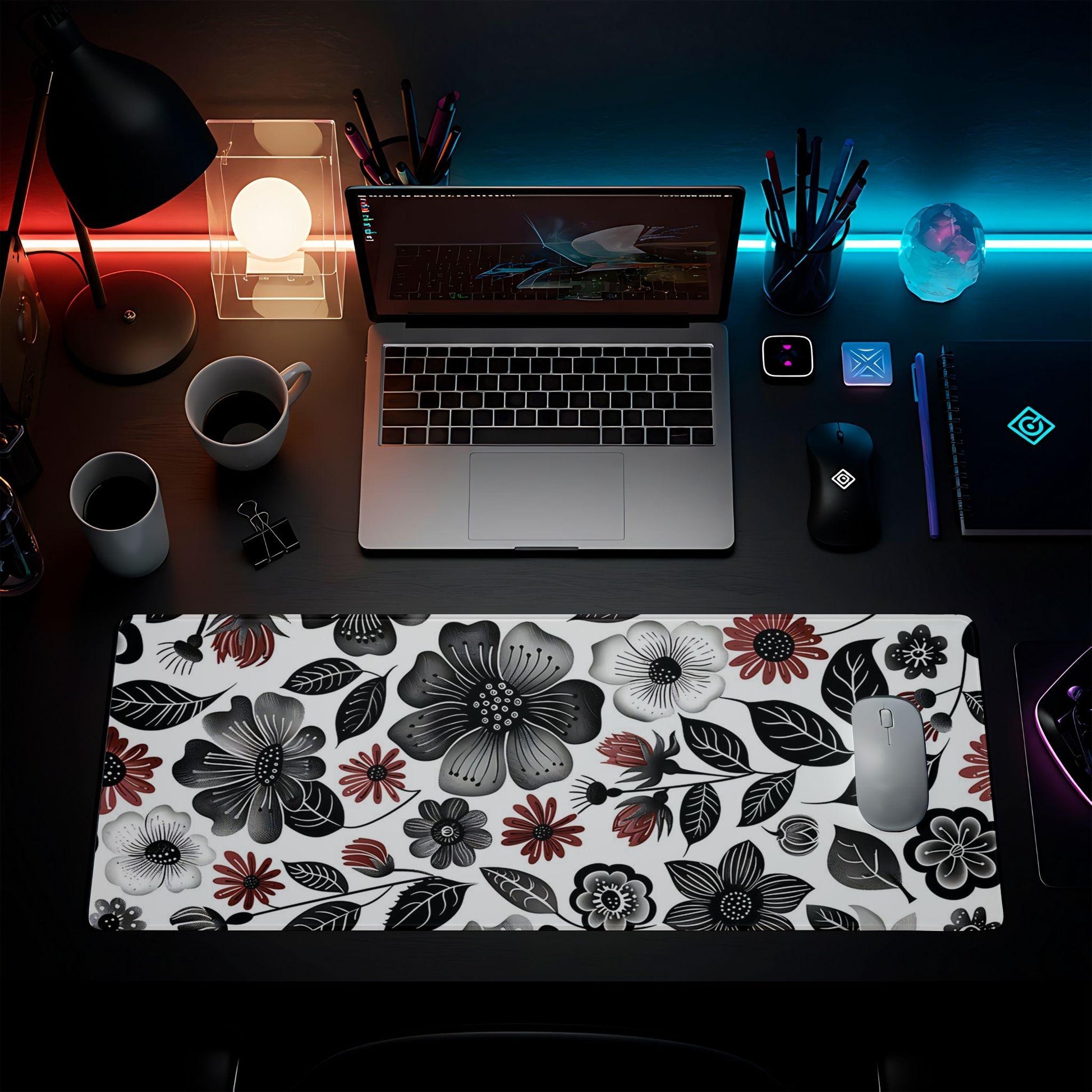 Mono Red Floral - HEYITSTRENDY
