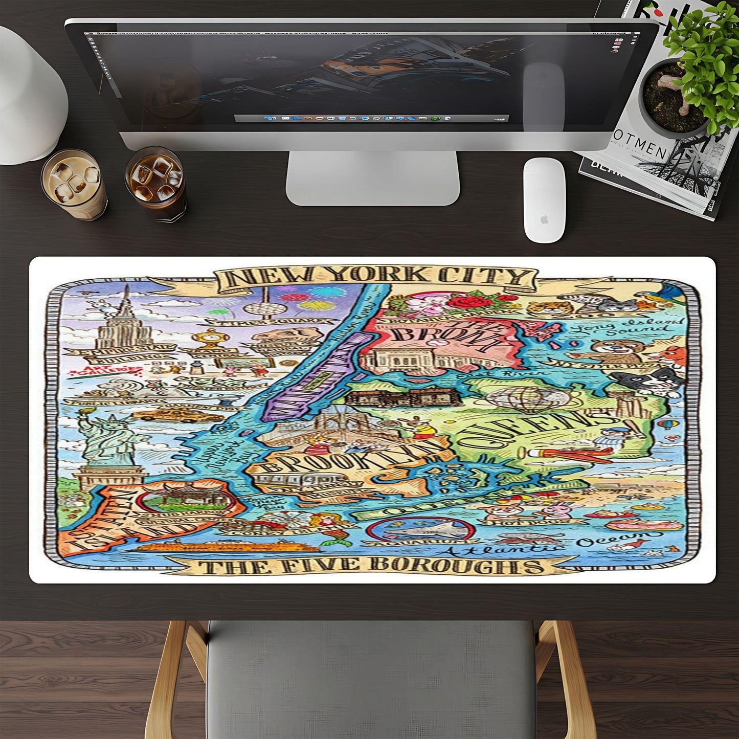 New York City Map Drawing - HEYITSTRENDY