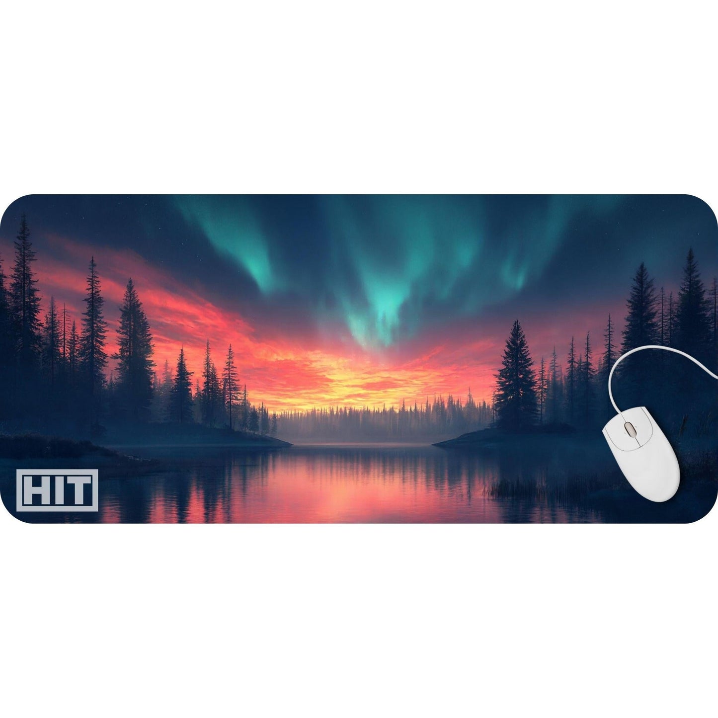 Northern Lights at the Lake - HEYITSTRENDY