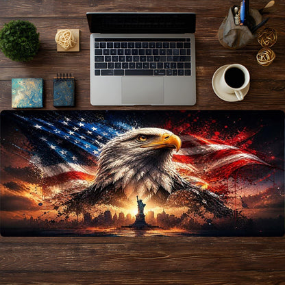NYC Eagle Flag Desk Pad - HEYITSTRENDY