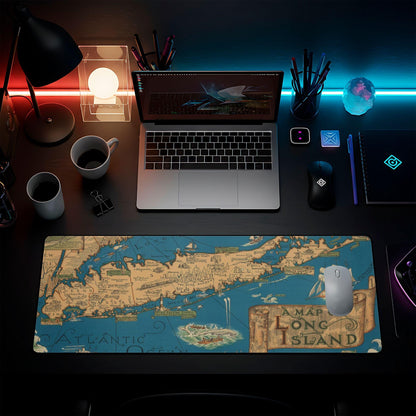 Old Map Drawing of Long Island - HEYITSTRENDY