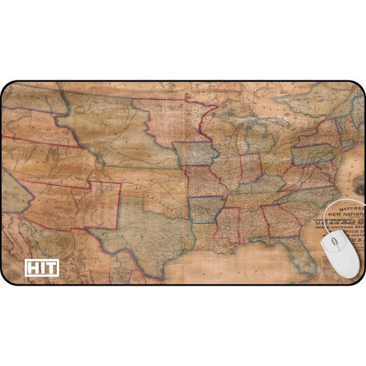 Old Map of the USA - HEYITSTRENDY