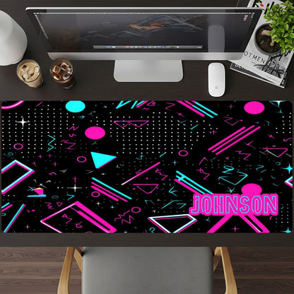 Personalized 80's Desk Pad - HEYITSTRENDY
