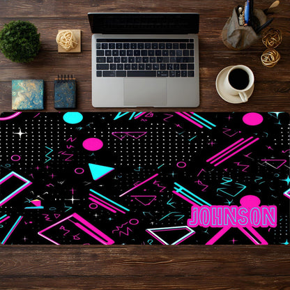 Personalized 80's Desk Pad - HEYITSTRENDY